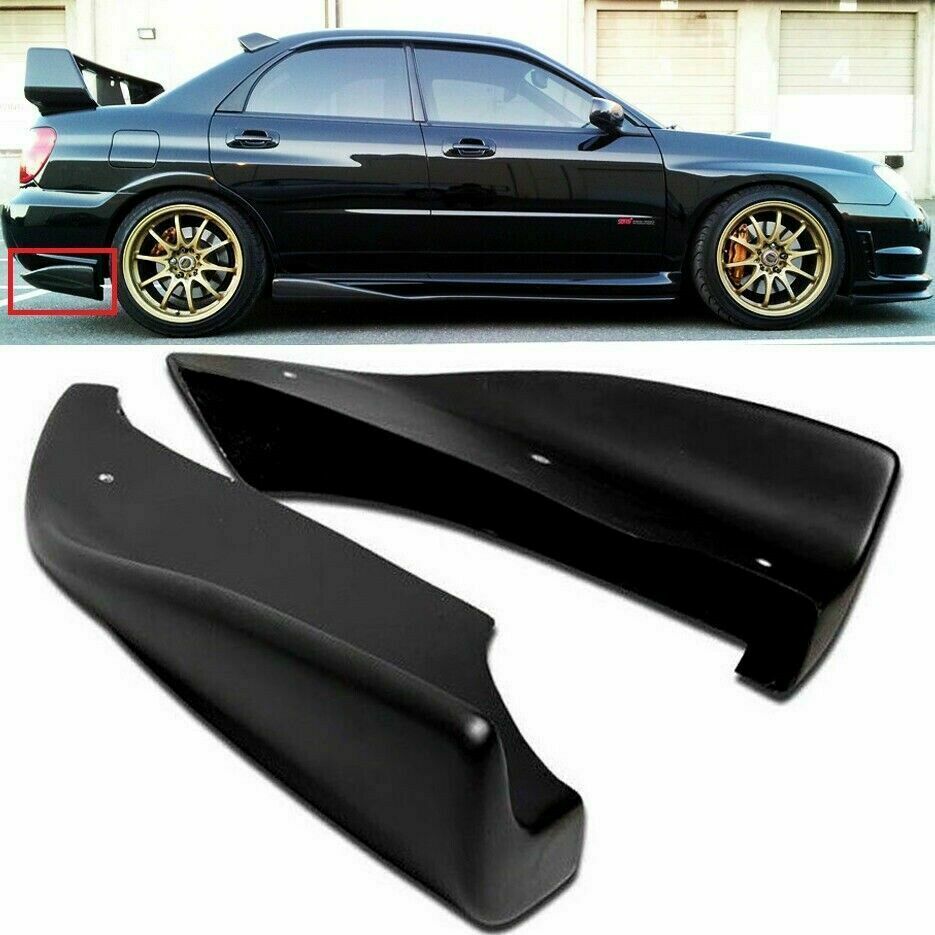 Style Rear Cap Spoiler 2006 2007 FOR Subaru WRX STI CS Bumper Lip