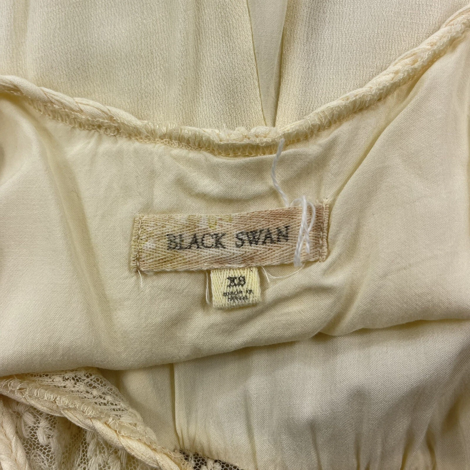 OFF WHITE abito donna nero swan XS ombre off white lavanda vestibilità più grande come un meidum