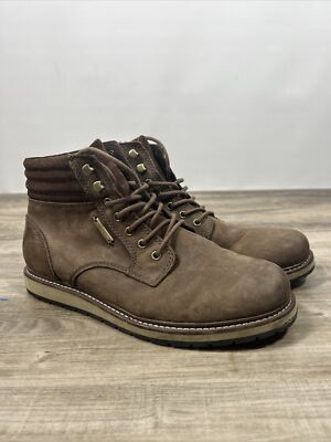 Men's Helly Hansen mocha Casual Leather Boots. Size 8.5.