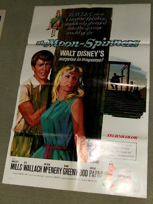 The Moon-Spinners 1964 WALT DISNEYS Original 1sh Movie Poster