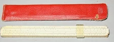 Vintage The Frederick Post USA Scientific Slide Rule Ruler 1446-D Student Case￼