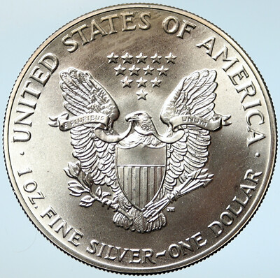 1987 UNITED STATES US Walking Liberty BALD EAGLE Silver Ounce