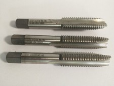 1/2"-13 HSS Spiral Point Plug Tap Lot, 3xGTD, Made in the USA
