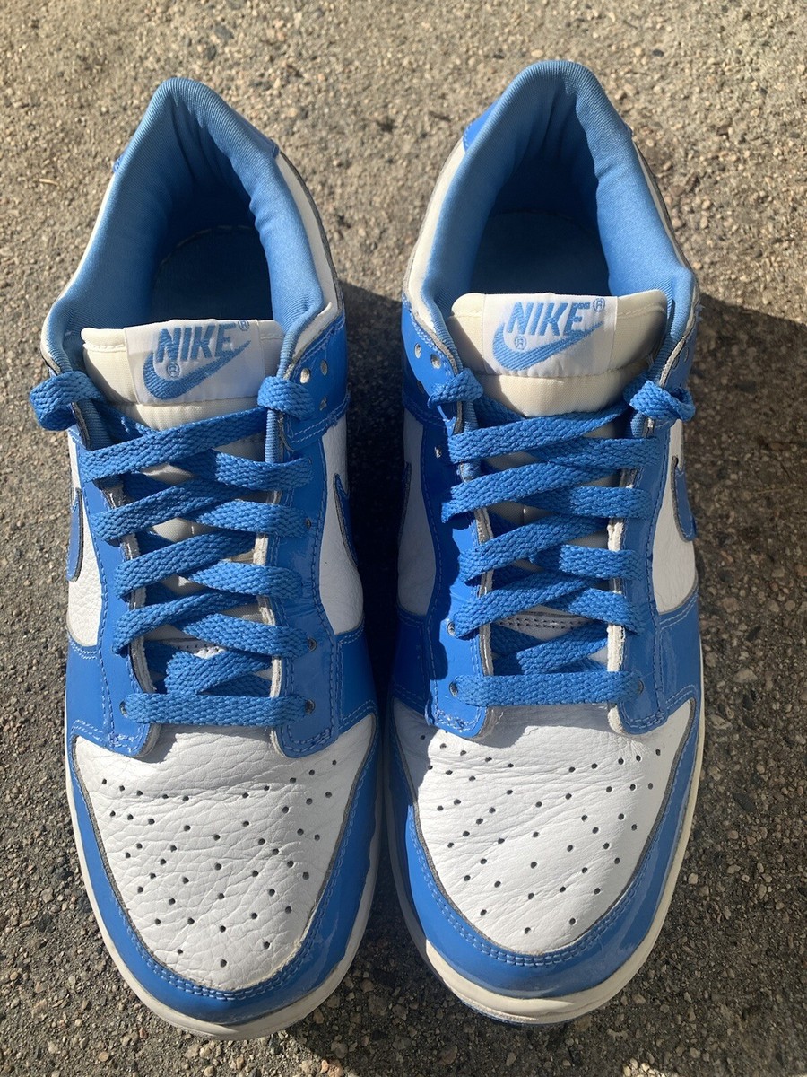 Vintage Nike Dunk Low 2001 UNC Size 10 Mens Carolina Blue SB  display picture 1