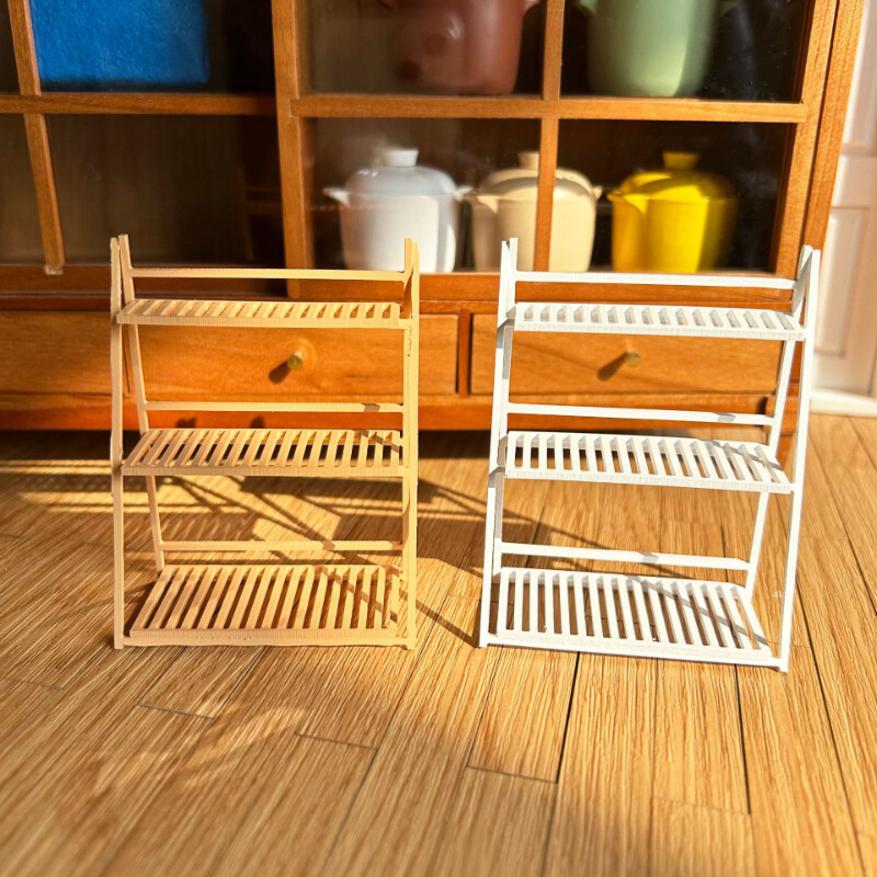 Miniature Cake Store Cabinet - Dollhouse Furniture For Bakery Display