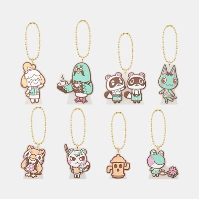 NEW Animal Crossing Standing rubber strap collection Box set Nintendo Tokyo