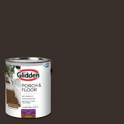 Satin Finish Porch Floor Paint Durable Washable Easy Apply Fast Drying 1 Gallon