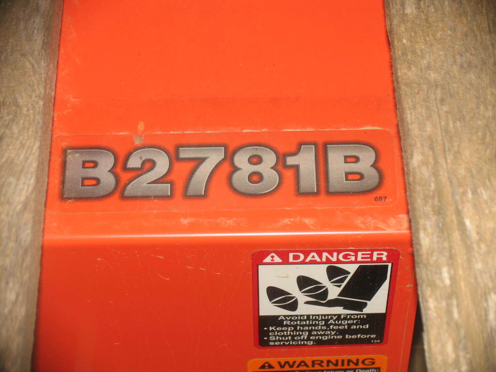 New KUBOTA B2781B Garden Tractor Snowblower 50" eBay