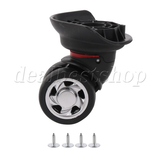 Luggage Wheel Suitcase Caster Roller for Repair 3.58" W055 Right Set - Picture 7 of 9