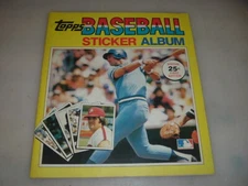 1981 Topps Baseball STICKER ALBUM Stamps Unused Empty Book No Stamps