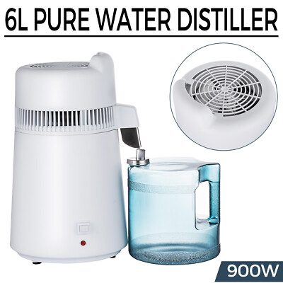 6L Home Dental Medical Pure Water Distiller Purifier Stainless Steel Internal 6L Home Dental Medical Pure Water Distiller Purifier Stainless Steel Internal
