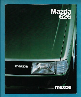 MAZDA 626 SEDAN HATCHBACK & 2 DOOR COUPE 20 PAGE BROCHURE FEBRUARY