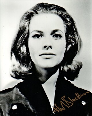 HONOR BLACKMAN JAMES BOND AUTHENTISCHES AUTOGRAMM PUSSY GALORE GOLDFINGER 10-8 COA 