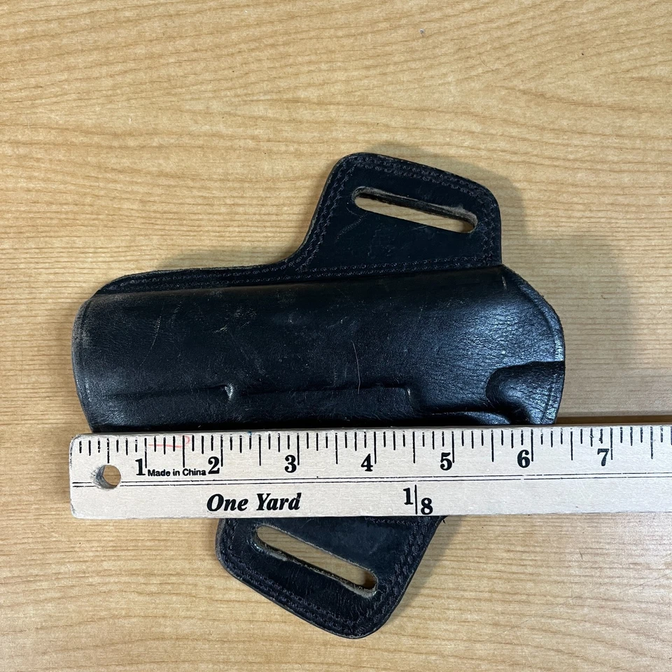 TAGUA Left Hand Black Leather Belt Holster - XD-9 Springfield - Image 4 of 4