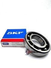 SKF 6207 TN9 C3 DEEP GROOVE BALL BEARING, OPE...