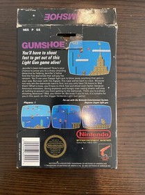 Gumshoe Nintendo NES Complete EX VGC Manual Insert 5 Screw Hang Tab