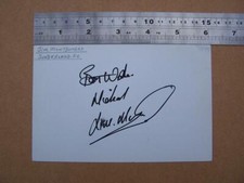Jim Montgomery   Football Autograph (code FBMA12)