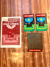 Star Strike Intellivision 1981 Video Game Instructions Manuel Overlays Vintage