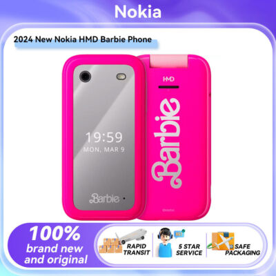 2024 New Nokia HMD Barbie Phone Dual SIM Flip Phone