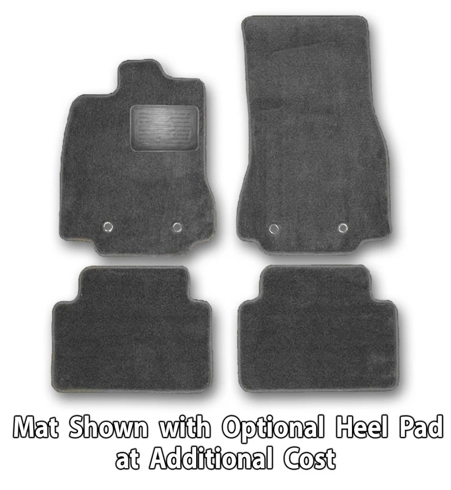 Carpet Floor Mats For Jaguar - Choose Color, Heel Pad & Edging - Image 2 of 4