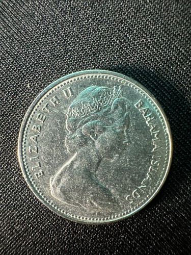 Bahamas 25 Centesimi 1969 Nichel KM#6 aUNC - Foto 2 di 2