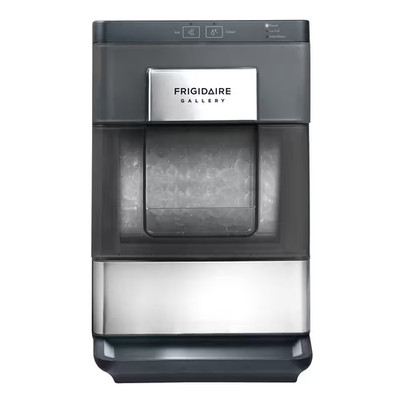 33 Lb Countertop Nugget Ice Maker with Touch Controls with Stainless Steel Trim