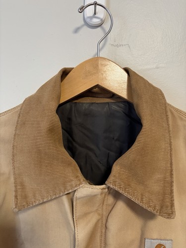 Vintage 90s Carhartt Detroit Arctic Jacket Quilt lined Distressed Workwear Large by Carhartt, Size L, $69.99 - Photo 4