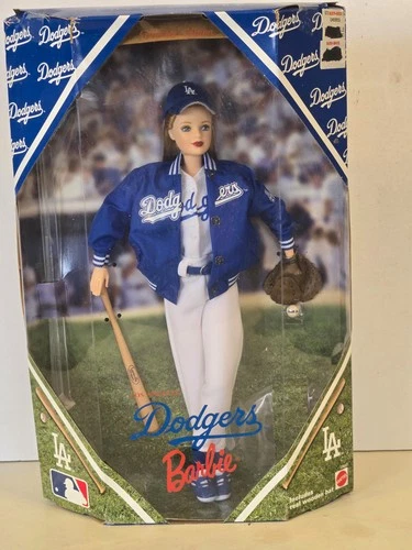 Vintage 1999 BARBIE Los Angeles Dodgers MLB Baseball Mattel