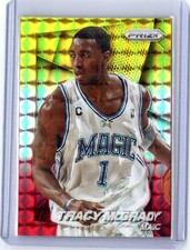 2014-15 Panini Prizm #190 Tracy McGrady Prizms Yellow and Red Mosaic
