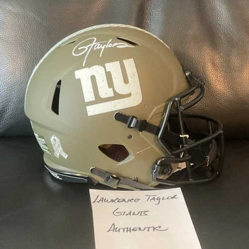 New ListingLawrence Taylor New York Giants Autographed Salute to Service Authentic Helmet …