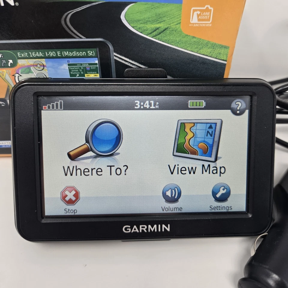 Garmin Nuvi 40 LM GPS Car Navigation Unit Tested & Works FREE LIFETIME MAPS - Image 2 of 4