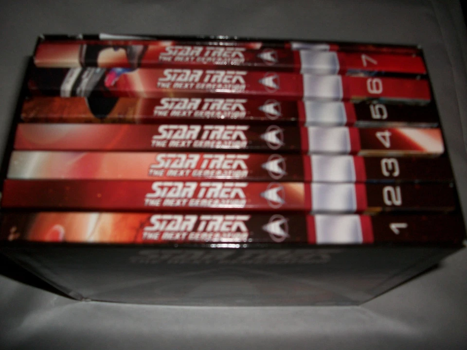 STAR TREK NEXT GENERATION Series 1-7 Complete Seasons dvd boxset,read condition - Image 3 of 3