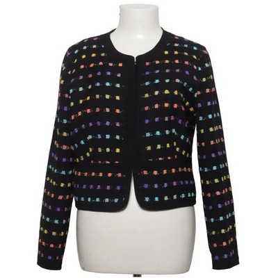 Diane von Furstenberg, Jacke, Damen, Größe: 40, Schwarz/Mehrfarbig #SZZ
