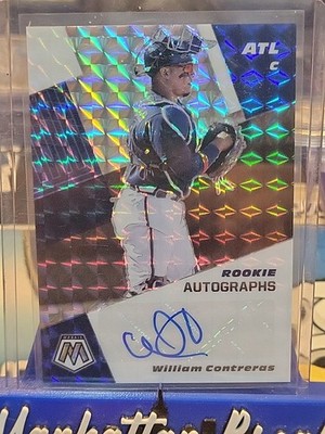   WILLIAM CONTRERAS 2021 Panini Mosaic Prizm Auto Brewers