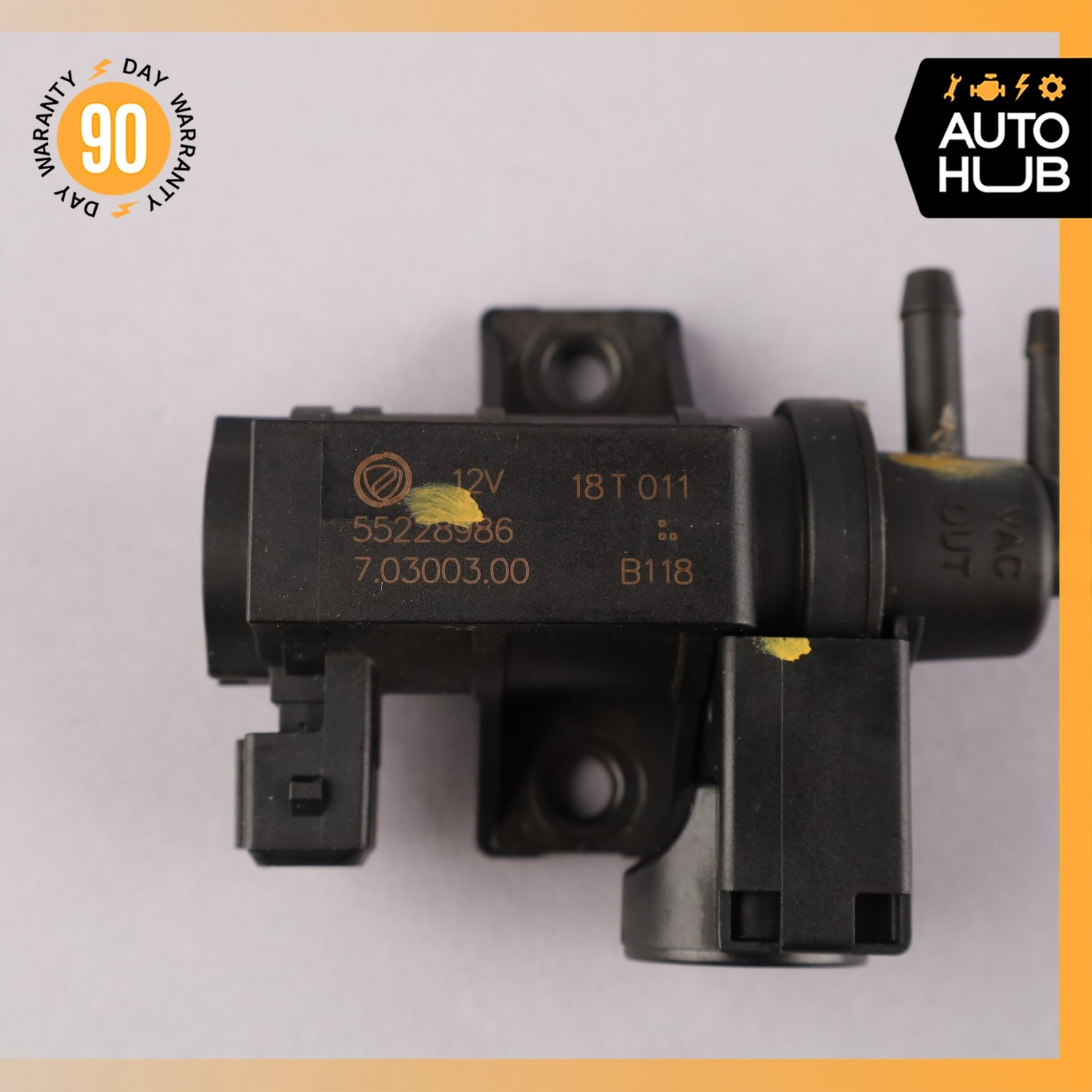 17-24 Maserati Levante M161 Vacuum Accumulator Solenoid Valve OEM 89k