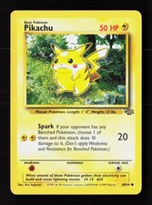 Pikachu 60/64 Common Jungle Pokemon Unlimited Moderately Played on eBay