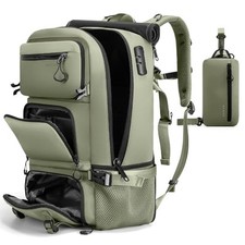 Travel backpack Carry-on Travel Backpack For Women Men Flight Approved Green