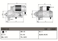 Denso Starter U.A. FüR Nissan, Opel, Renault, Vauxhall