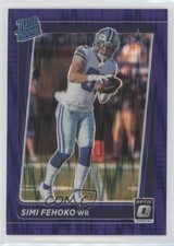 2021 Panini Donruss Optic Rated Rookie Purple Shock Prizm Simi Fehoko #242 02s7