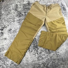 Vtg Remington Mens 33x30 Hunting Brush Pants 90s Reinforced Tan Hiking Utility