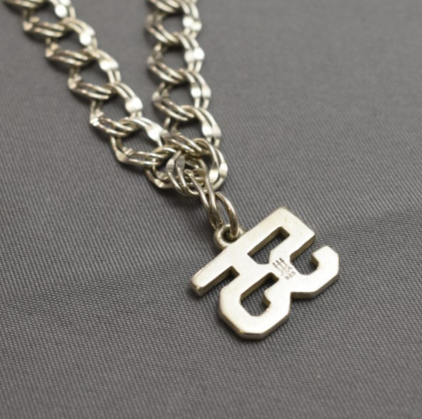 Sterling Silver Double Loop chain Charm Bracelet … - image 3