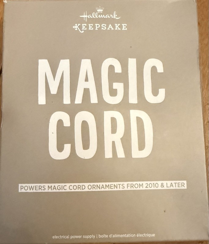 NIB Hallmark Keepsake Magic Cord Powers Magic Cord Ornaments from 2010 and Later
