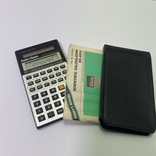 Vintage Radio Shack EC-4038 Scientific Calculator with Owner's Manual