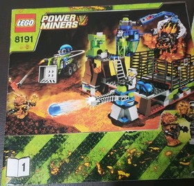 LEGO &reg; Power Miners Lavatraz 2010 Instruction Manuals Set 8191
