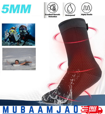 Neopren Tauchsocken 3mm/5mm Wassersocken Surfen Schwimmen Rutschfest Warm
