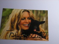 Brigitte Bardot, Farb-Foto-PK,Lyna Paris, original signed