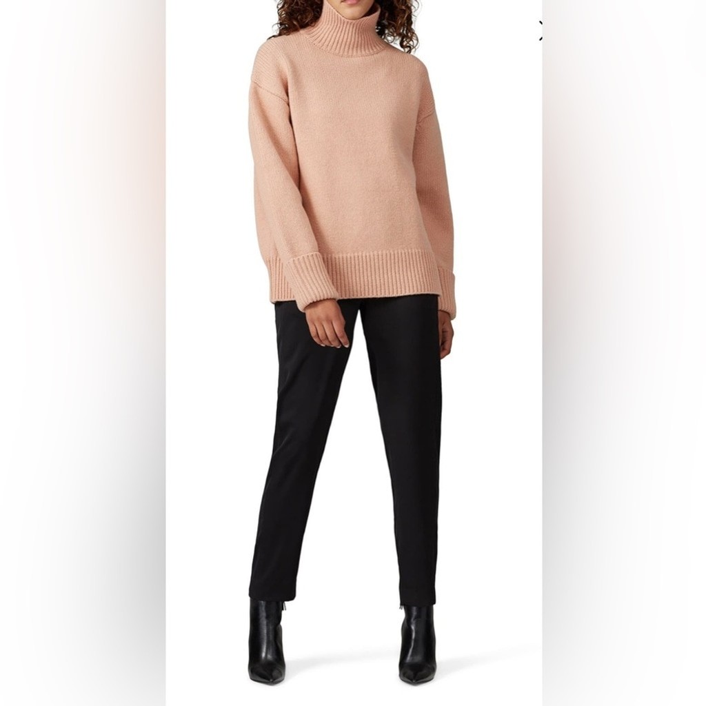 Victoria Beckham Relaxed Funnel Neck Sweater, EUC