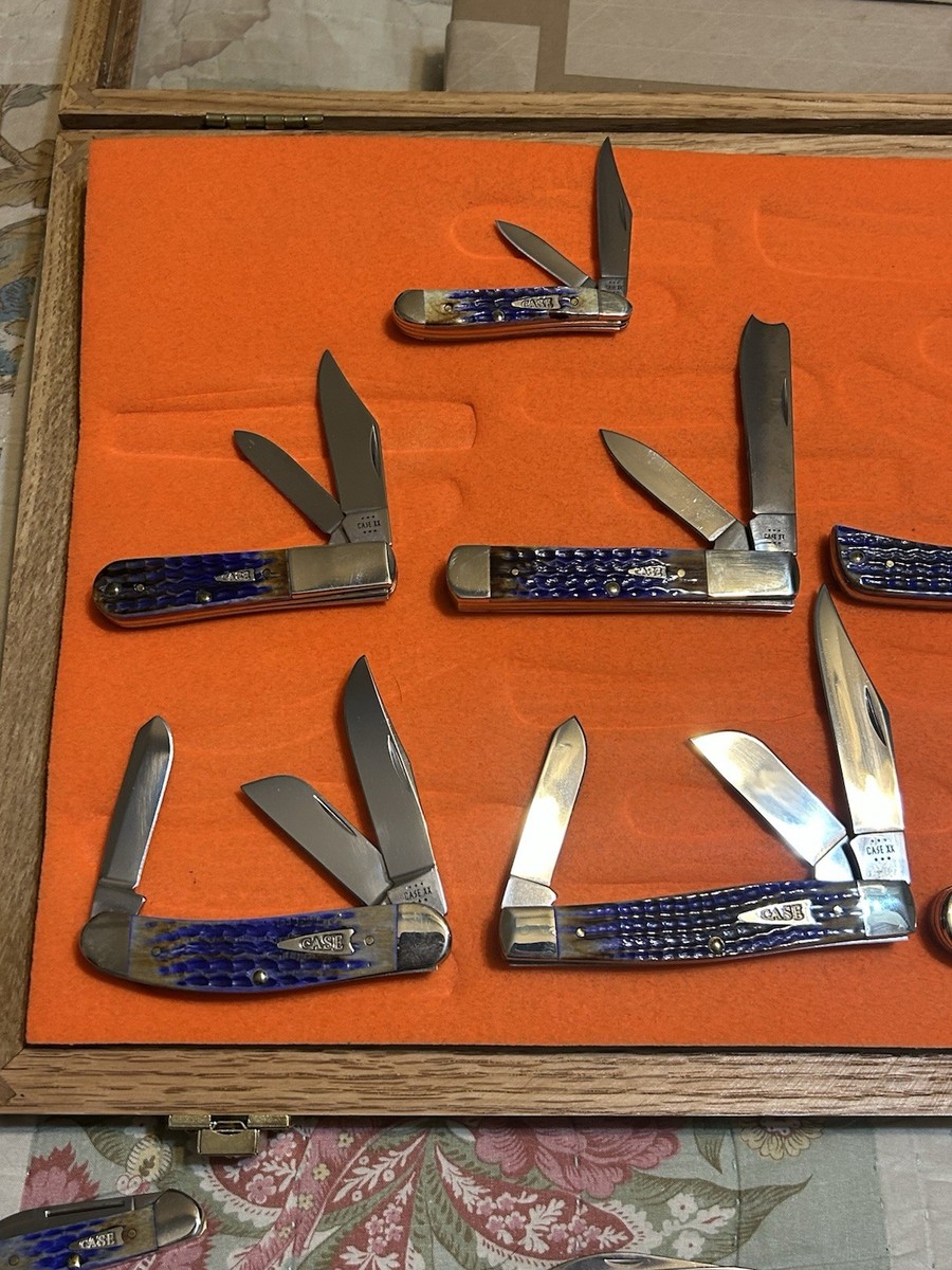 SMKW Case Peanut Butter And Jelly Complete 27 Knife Set With Case