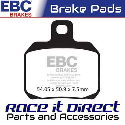Brake Pads for HONDA CBR 1000 RR-R FIREBLADE NISSIN 2022 Rear Semi Sintered EBC