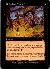 MTG Magic The Gathering Bubbling Muck Prophecy Played See Scan M